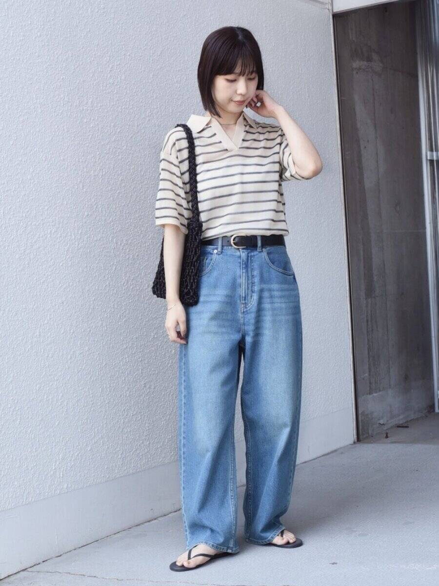 2026夏はワイドデニムがあればOK♡ラクしてスタイルアップが叶う！大人の涼しげコーデ