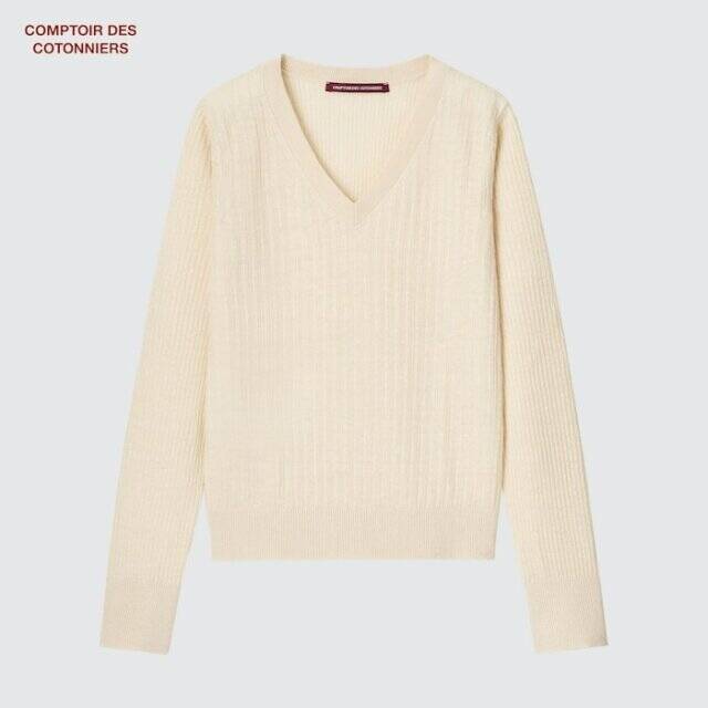 ユニクロニットがセールでお得！オンオフ着回せてシンプルなのに着映える♡値下げトップスリスト