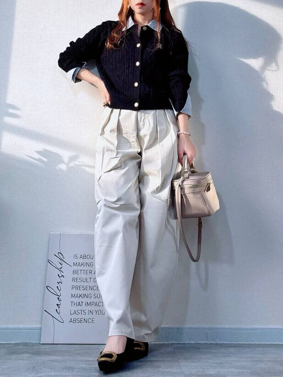 GU行ったら淡色ワイドパンツ即カゴに入れて！おしゃれさんはもう持ってるよ～！