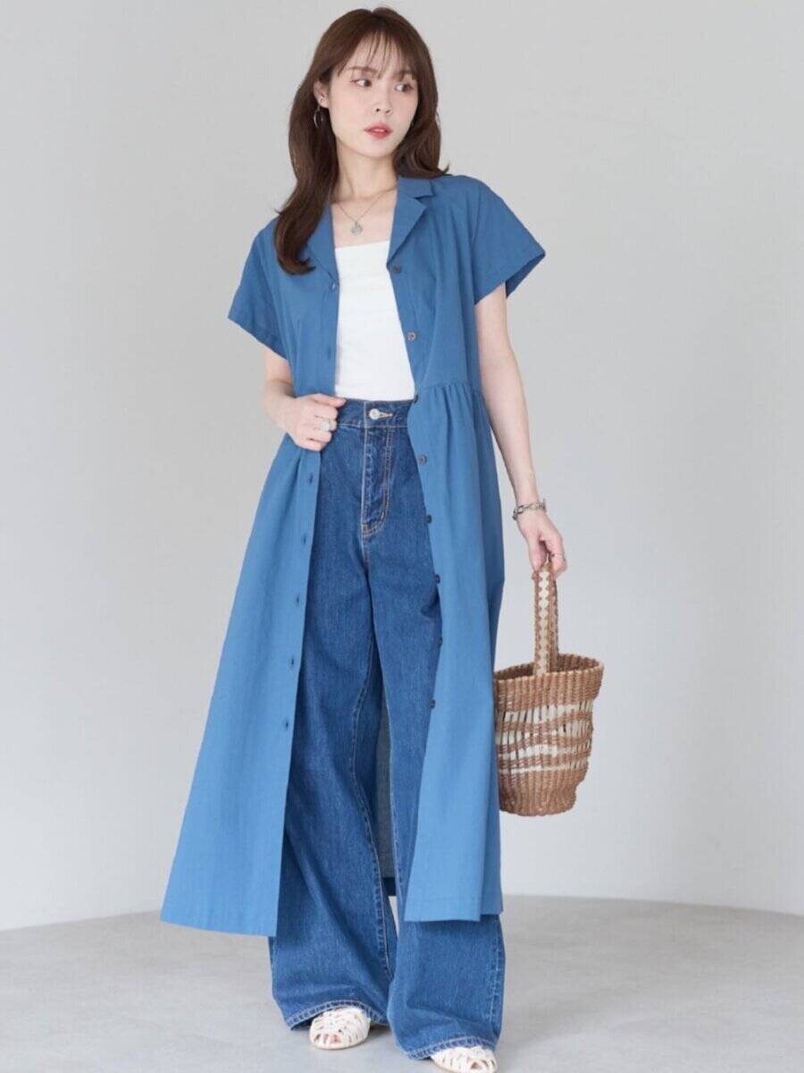 夏は着回し無限のシャツワンピが頼りになる！マネするだけで一気に垢抜け♡お手本コーデ5選
