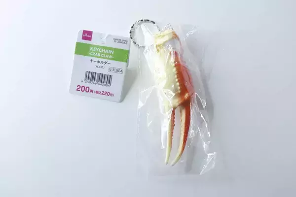 「2度見どころか5度見！」「ギャグ？」インパクト大な100均キーホルダー