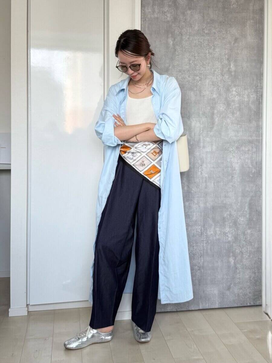 デニムに見えるのにデニムじゃない！美脚が叶う高評価パンツ♡春の着回し3コーデ