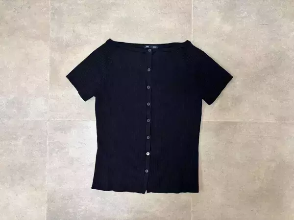 【GU】体のラインを拾わない♡アラフォーの夏に頼れる高見え半袖カーデの着こなし術
