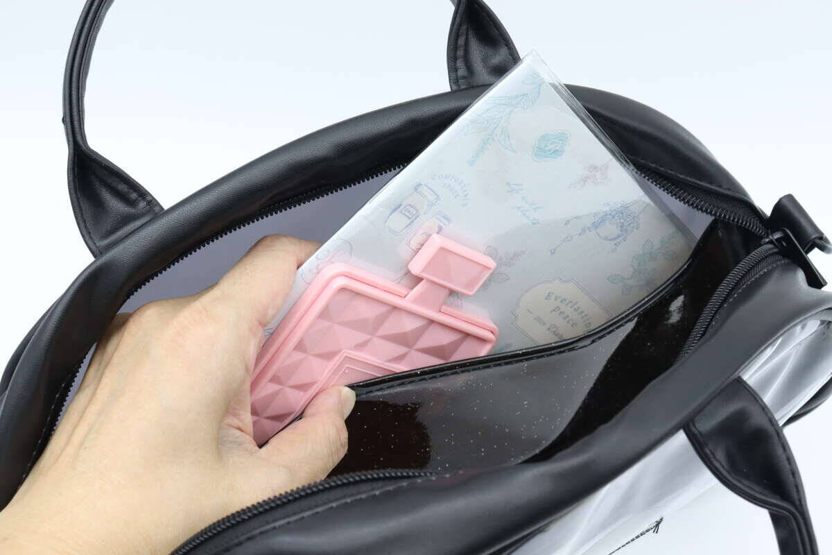 むしろ500円で良いんですか？！「シンプルだけど良く出来てる…」100均のクリアバッグ