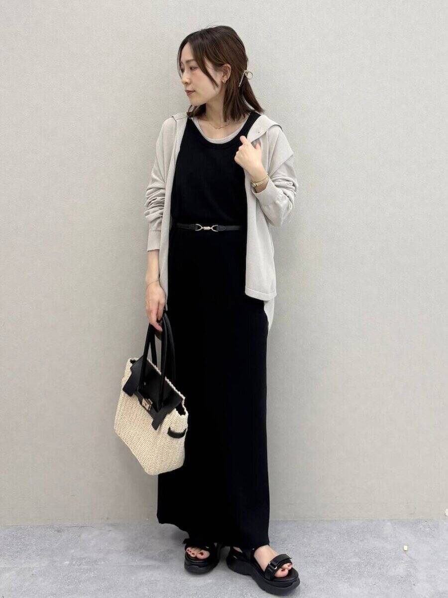 夏の王道「黒ワンピース」は涼しげ素材で抜け感を出すのが大正解！お手本コーデ5style