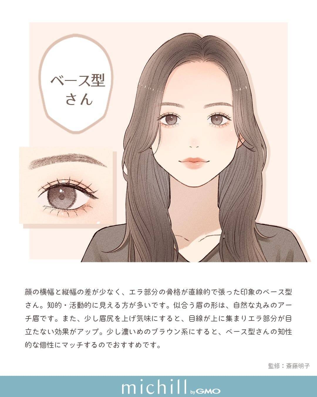同じ「アーチ眉」でも似合う形は顔型で違う！4タイプ別♡垢抜け眉メイクのやり方