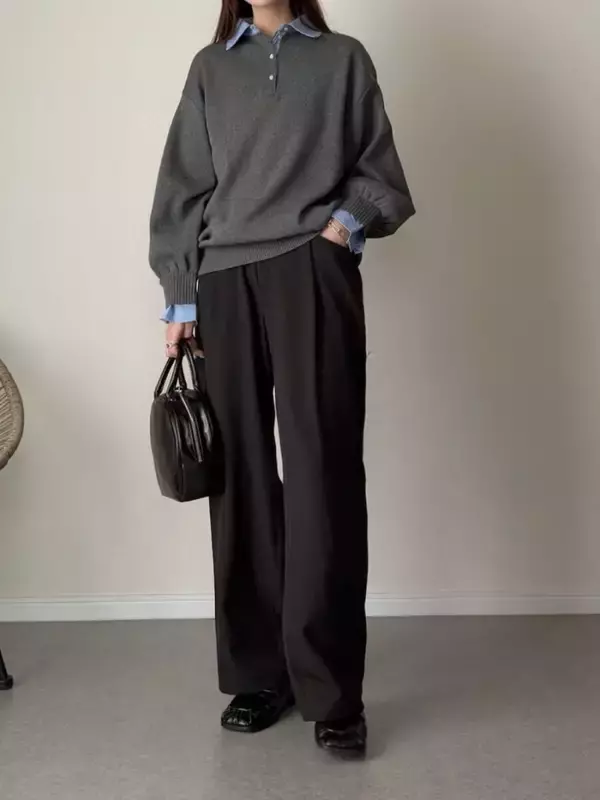 何着るか悩む日は「黒ワイドパンツ」はいとけばとりあえず決まる！大人の垢抜けパンツスタイル