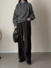 何着るか悩む日は「黒ワイドパンツ」はいとけばとりあえず決まる！大人の垢抜けパンツスタイル