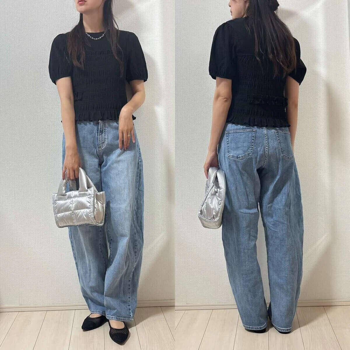 今ユニクロで買うならこの3着が間違いない！おしゃれさんの黒トップス購入品＆お手本コーデ