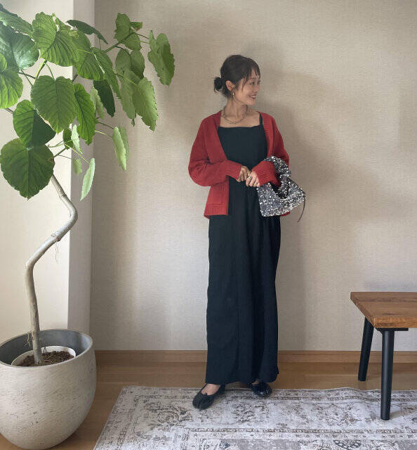 ユニクロのカーデなら羽織るだけで即可愛い♡ふわふわカーディガンコーデ