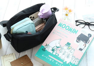 完全に付録の域超えてきてる…！可愛くて収納力おばけ！大人が使えるムーミンのショルダーバッグ