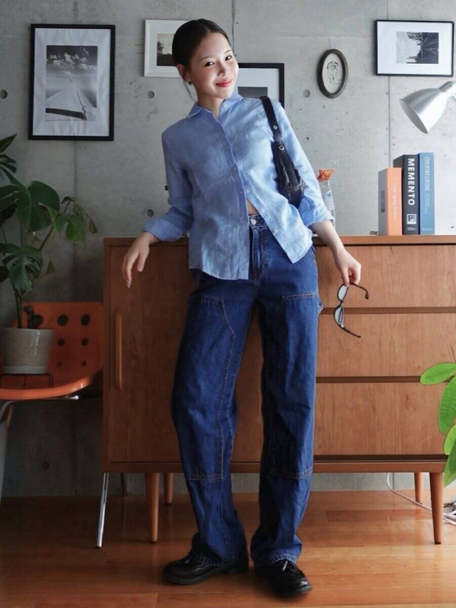おしゃれな人は「ブルーシャツ」を選んでる！真似するだけで周りと差がつく♡春の5style