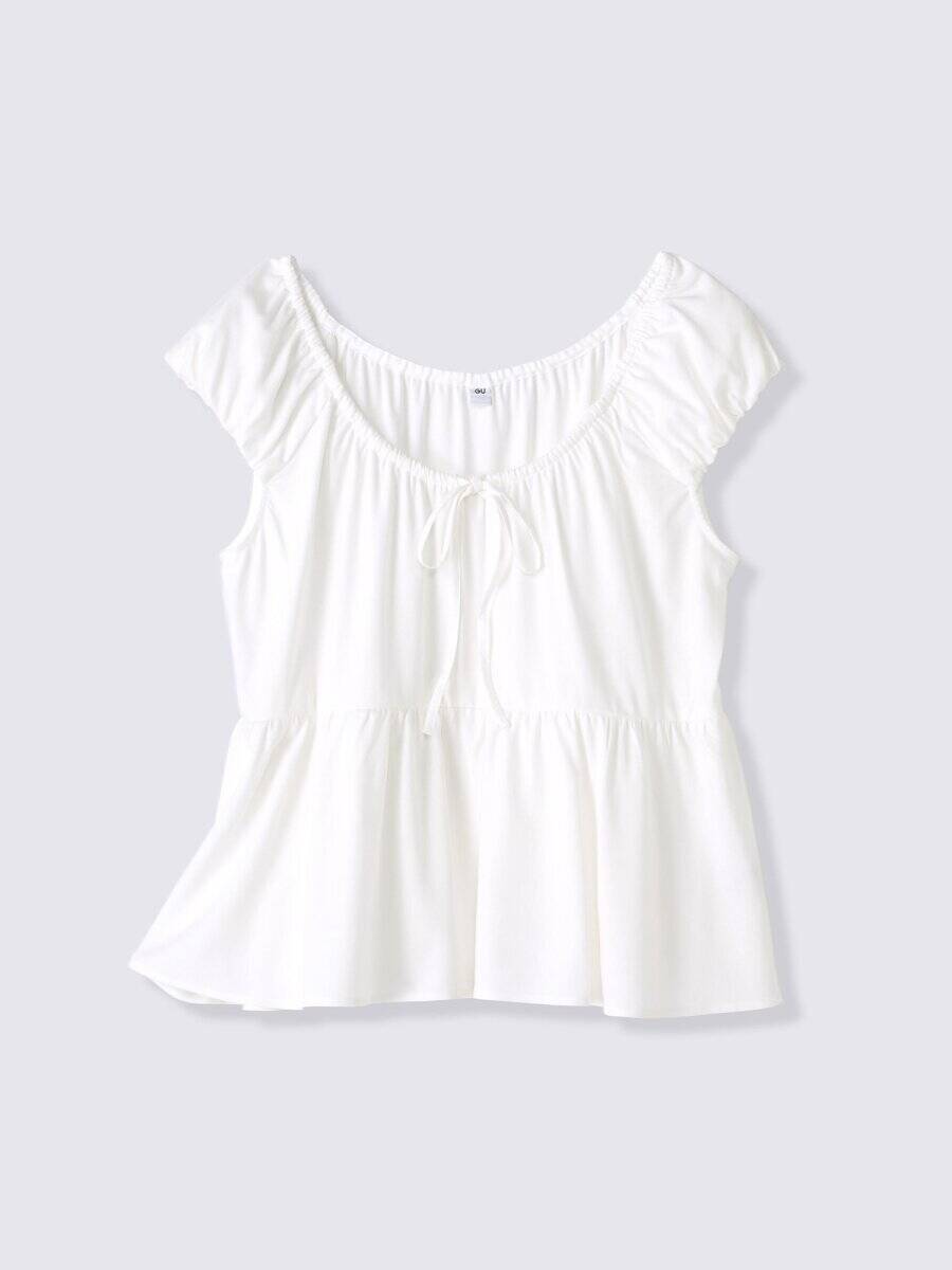 夏コーデはGUブラウスが圧倒的に使える♡しれっと値下げ品もあるから早い者勝ちだよ！
