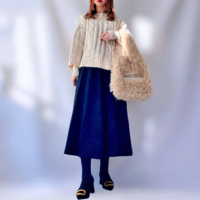 ユニクロで売れるのわかるわ～！美シルエットのジャンパースカートで着回しコーデ