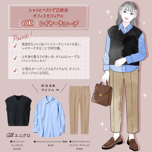 ユニクロ人気アイテムが残念見え…アラフォーならこう着るのが正解！OK・NGレイヤードコーデ