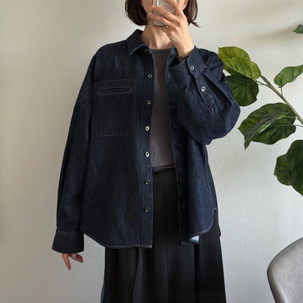 オーバーサイズなのに大きく見えない♡ユニクロデニムジャケットが優秀すぎた