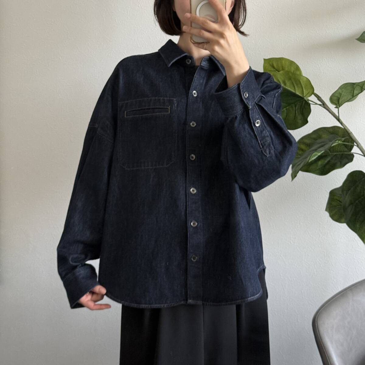 オーバーサイズなのに大きく見えない♡ユニクロデニムジャケットが優秀すぎた