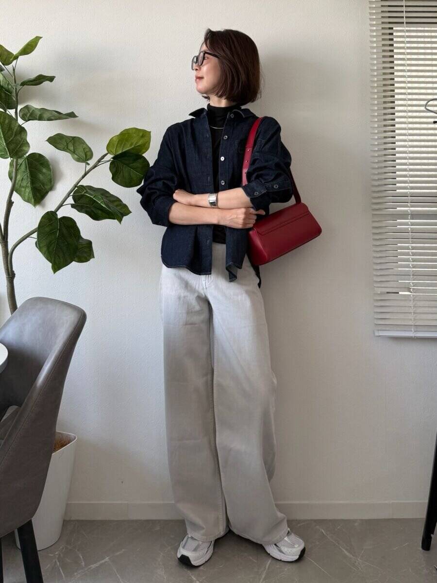 オーバーサイズなのに大きく見えない♡ユニクロデニムジャケットが優秀すぎた