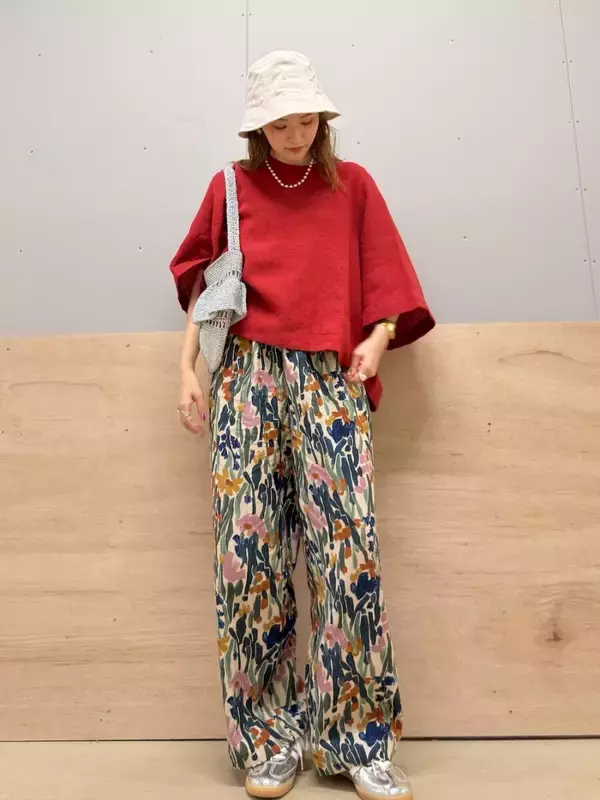 夏は「柄パンツ」あればコーデが決まる！ラクなのにちゃんと華やか♡大人の着こなし5style
