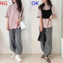 なんだか野暮ったく見える原因はこれ！大人のラクちんワイドパンツNG＆OKコーデ徹底比較！