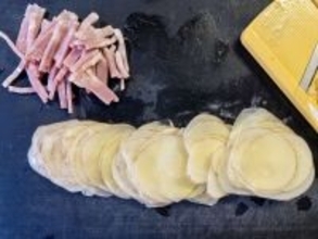 新じゃがをいちばん美味しく食べるならこのレシピ！新じゃがとベーコンのガレット