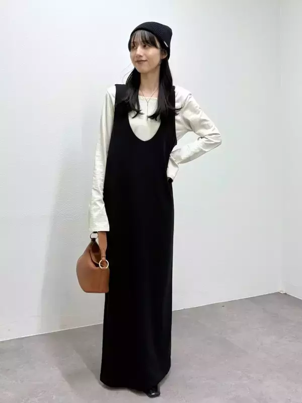 何着るか悩む日は「黒ジャンスカ」が万能！ラクなのに可愛く体型カバー♡春のこなれスタイル5選