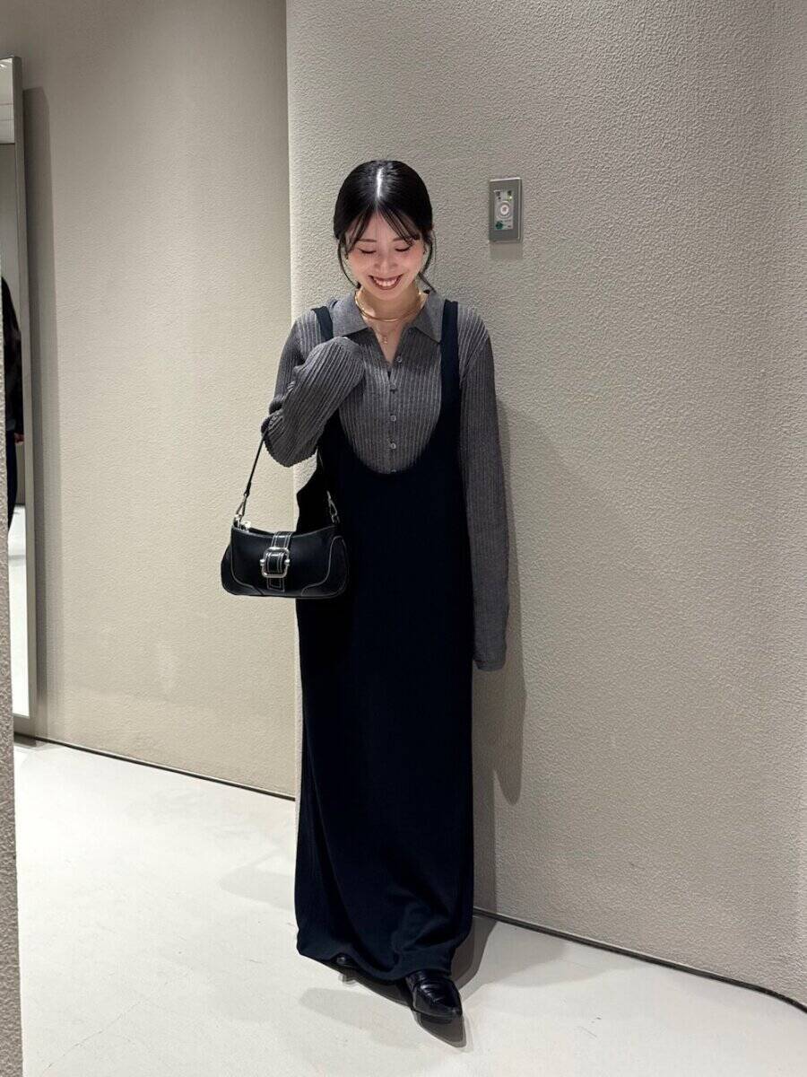 何着るか悩む日は「黒ジャンスカ」が万能！ラクなのに可愛く体型カバー♡春のこなれスタイル5選