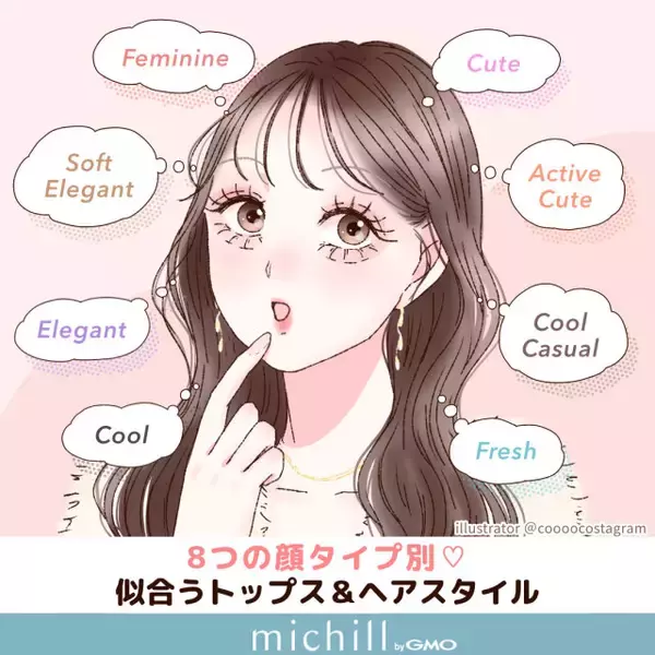 似合うがわかればもっと垢抜ける♡8つの顔タイプ別！おすすめトップス＆ヘアスタイル