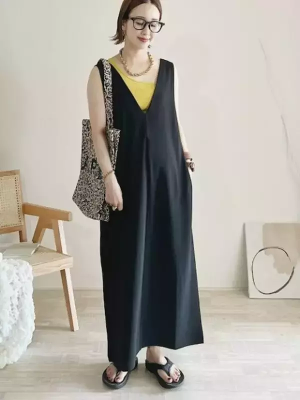 夏の黒ワンピは「ノースリーブ」一択！シンプルなのに華やか♡大人の褒められコーデ