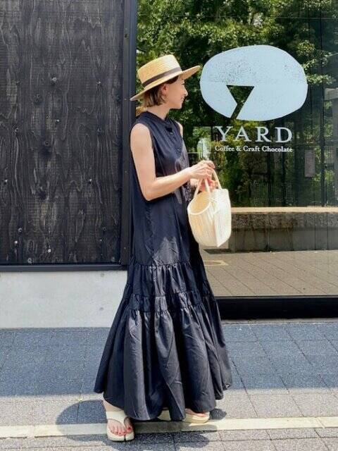 夏の黒ワンピは「ノースリーブ」一択！シンプルなのに華やか♡大人の褒められコーデ