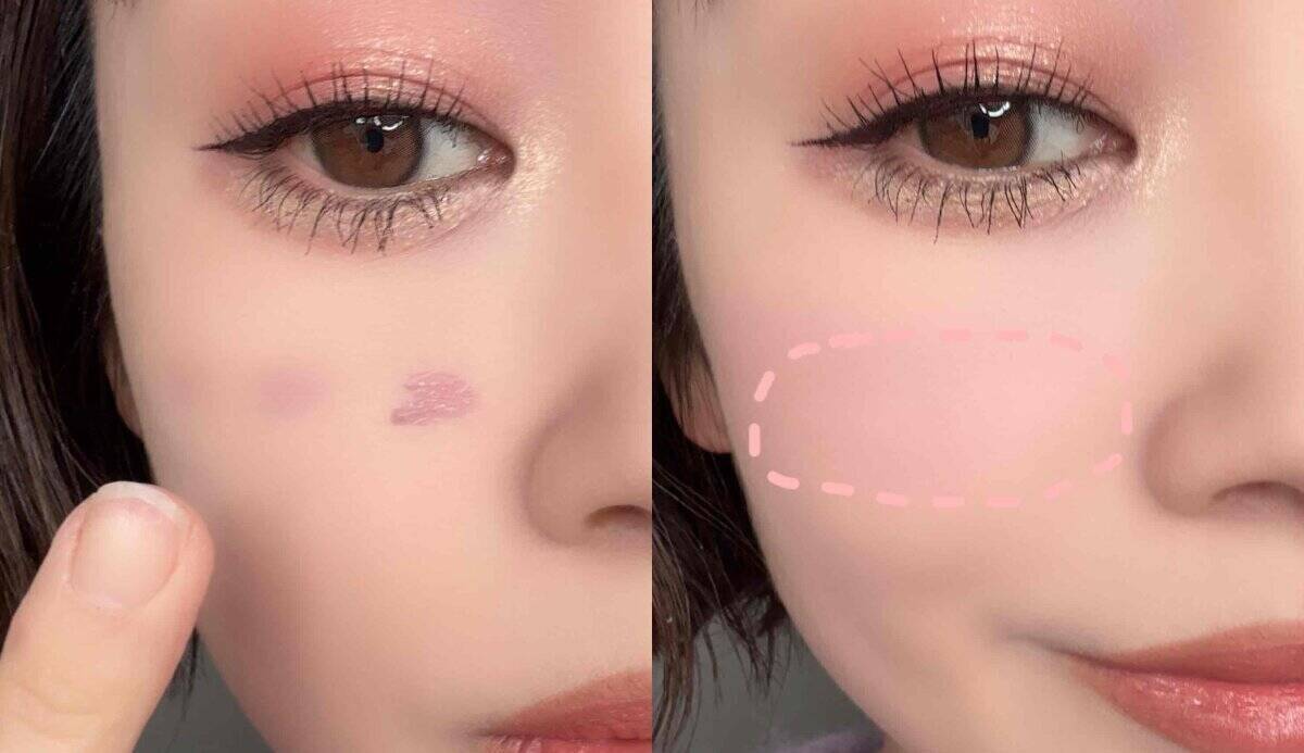 チークの入れ方、間違えてる人多すぎ！特徴別の失敗しないチーク塗り方MAP