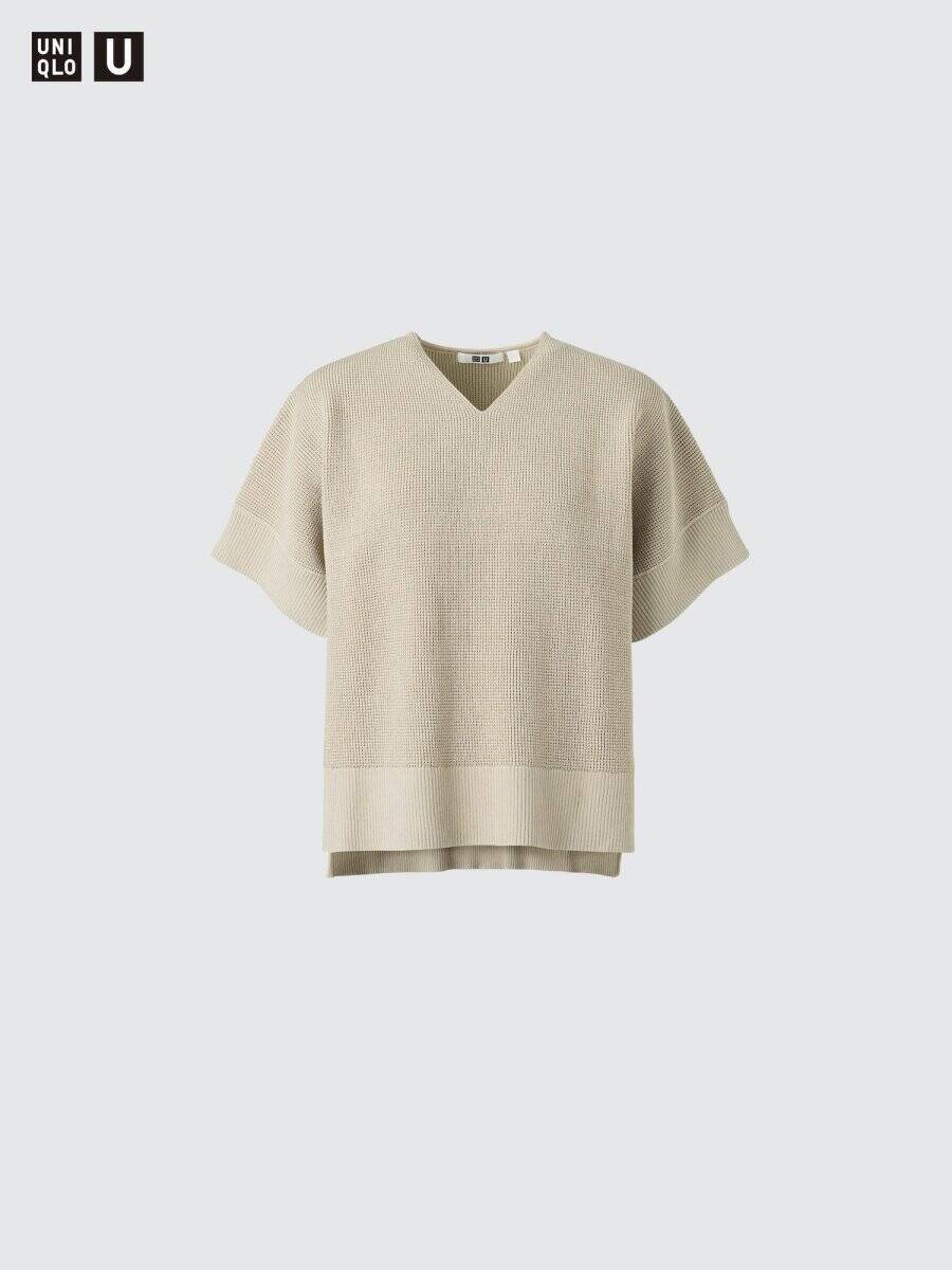 きれいめ派さんはユニクロでこれ買って！着回し優秀で1枚でサマになる♡おすすめ半袖ニット5選