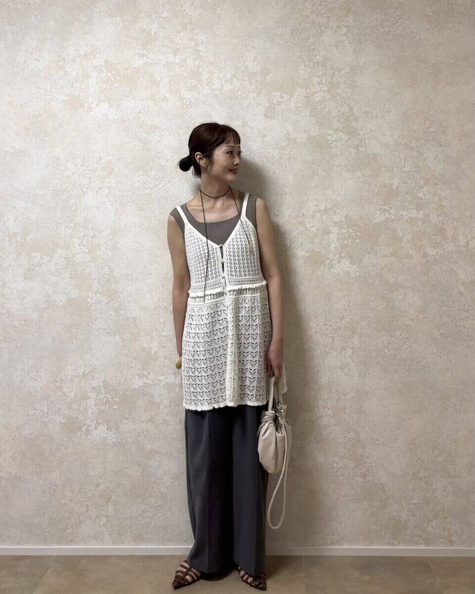 GUで見つけた名品♡インナー感ゼロのタンクトップが30代40代の夏に手放せない