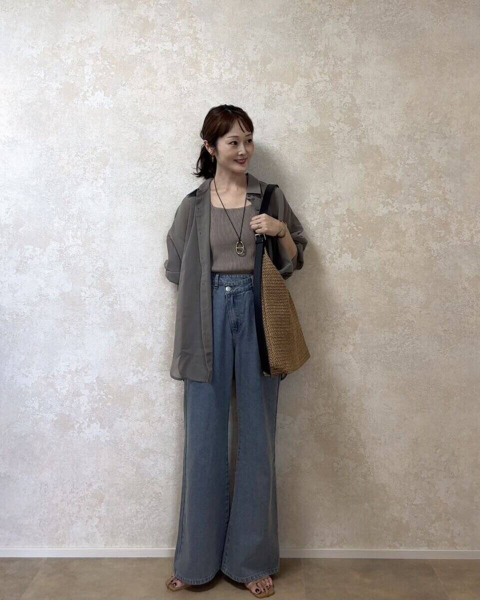 GUで見つけた名品♡インナー感ゼロのタンクトップが30代40代の夏に手放せない