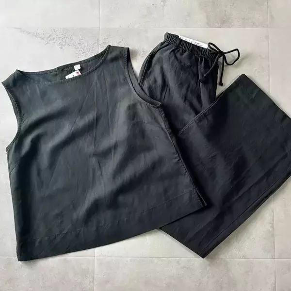 低身長さんに朗報♡ユニクロ新色セットアップで細見え＆脚長見えが叶った！