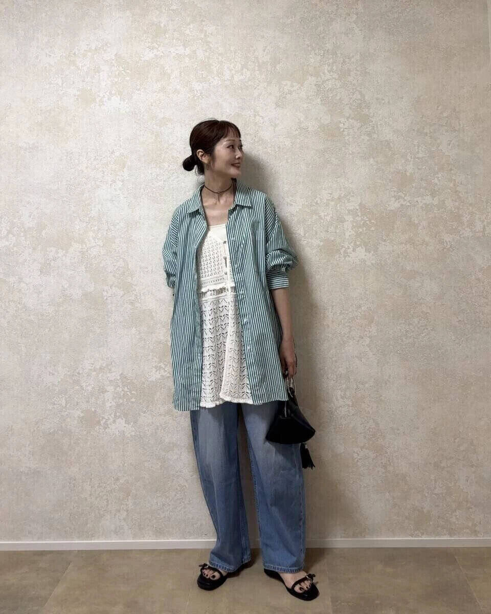 GUで買うなら絶対キャミソールチュニック♡おしゃれで体型カバー力がすごいんです…！