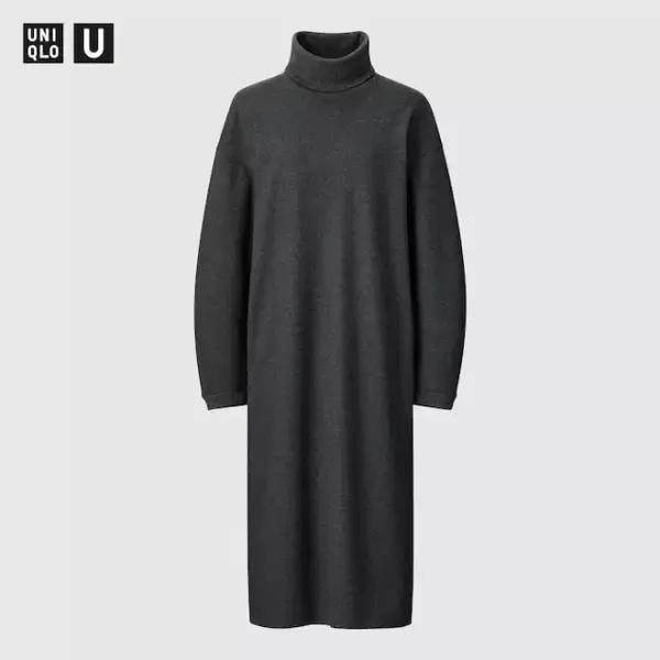 ユニクロ行ったら絶対コレ買って！ラクなのに美シルエット♡大人の優秀ワンピース