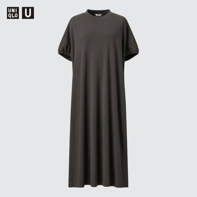 ユニクロ行ったら絶対コレ買って！ラクなのに美シルエット♡大人の優秀ワンピース