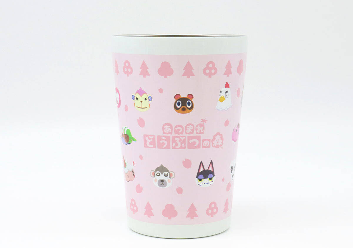 あつまれどうぶつの森のさくらタンブラーが可愛すぎて辛い…♡デザインも機能も言うことなし！