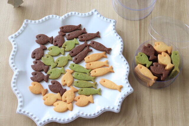 セリアの型が超キュート♡小さなお魚クッキーレシピ＆ラッピングアイデア