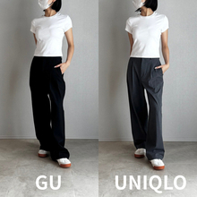 GU＆ユニクロ「タックワイドパンツ」徹底比較！低身長さんが選ぶおすすめは？