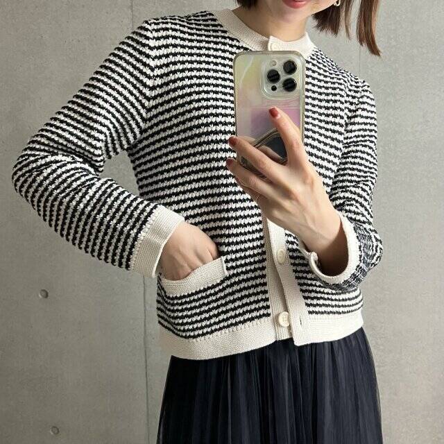 軽アウターとしても使える♡ユニクロの春っぽニット