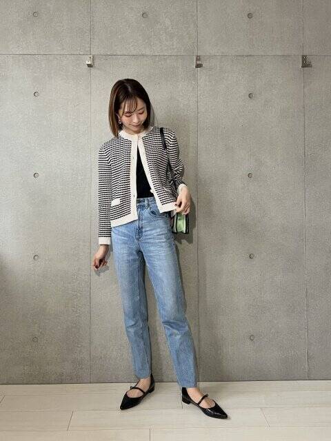 軽アウターとしても使える♡ユニクロの春っぽニット