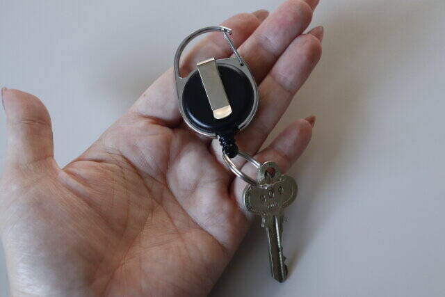 ダイソーのコレ鍵につけとくと便利だよ～！諦めてたバッグにもつけられる便利なキーホルダー