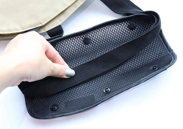 肩がツライ…ならセリアのコレ試してみて！いっぱい買い物しても安心～♡後付けできるカバー