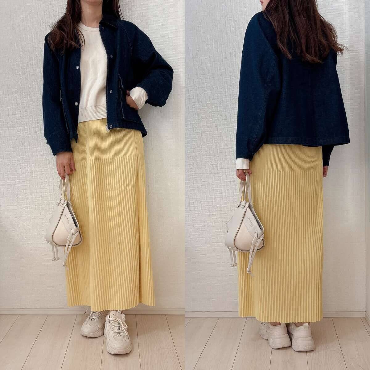 ユニクロのデニムジャケットがいい意味でユニクロに見えない♡春の着回し5コーデ