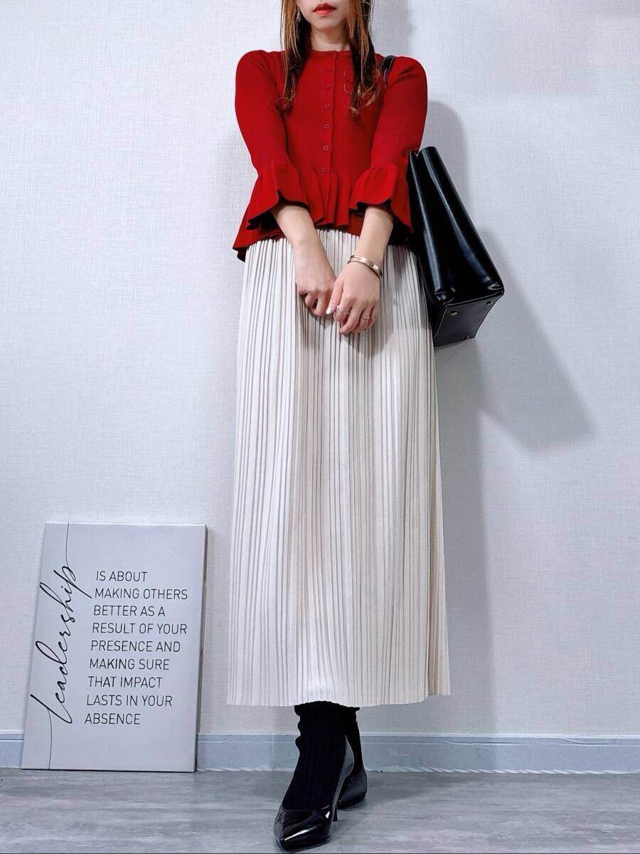 30・40代がGU人気コラボ「フリルカーデ」を高見えさせる3つのコツ♡春の着回し6選