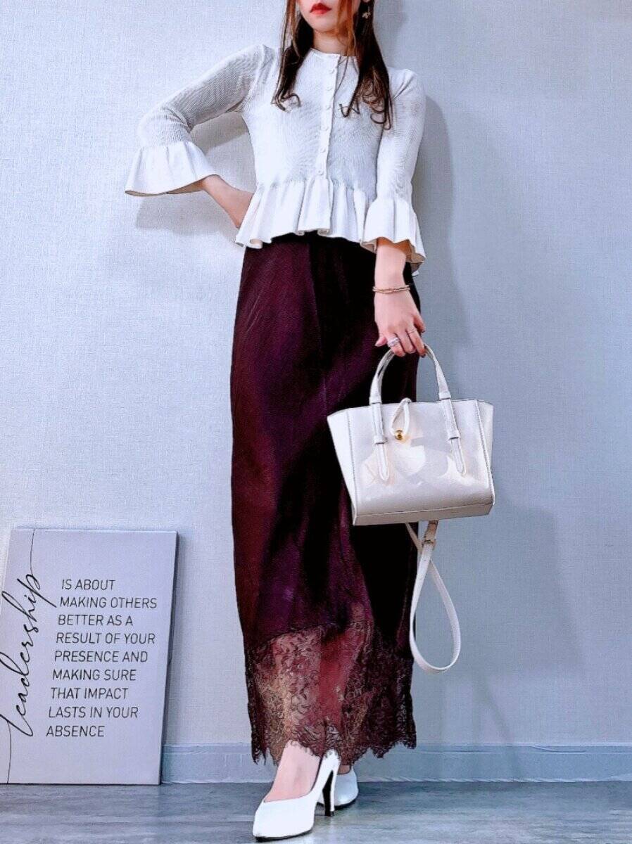 30・40代がGU人気コラボ「フリルカーデ」を高見えさせる3つのコツ♡春の着回し6選