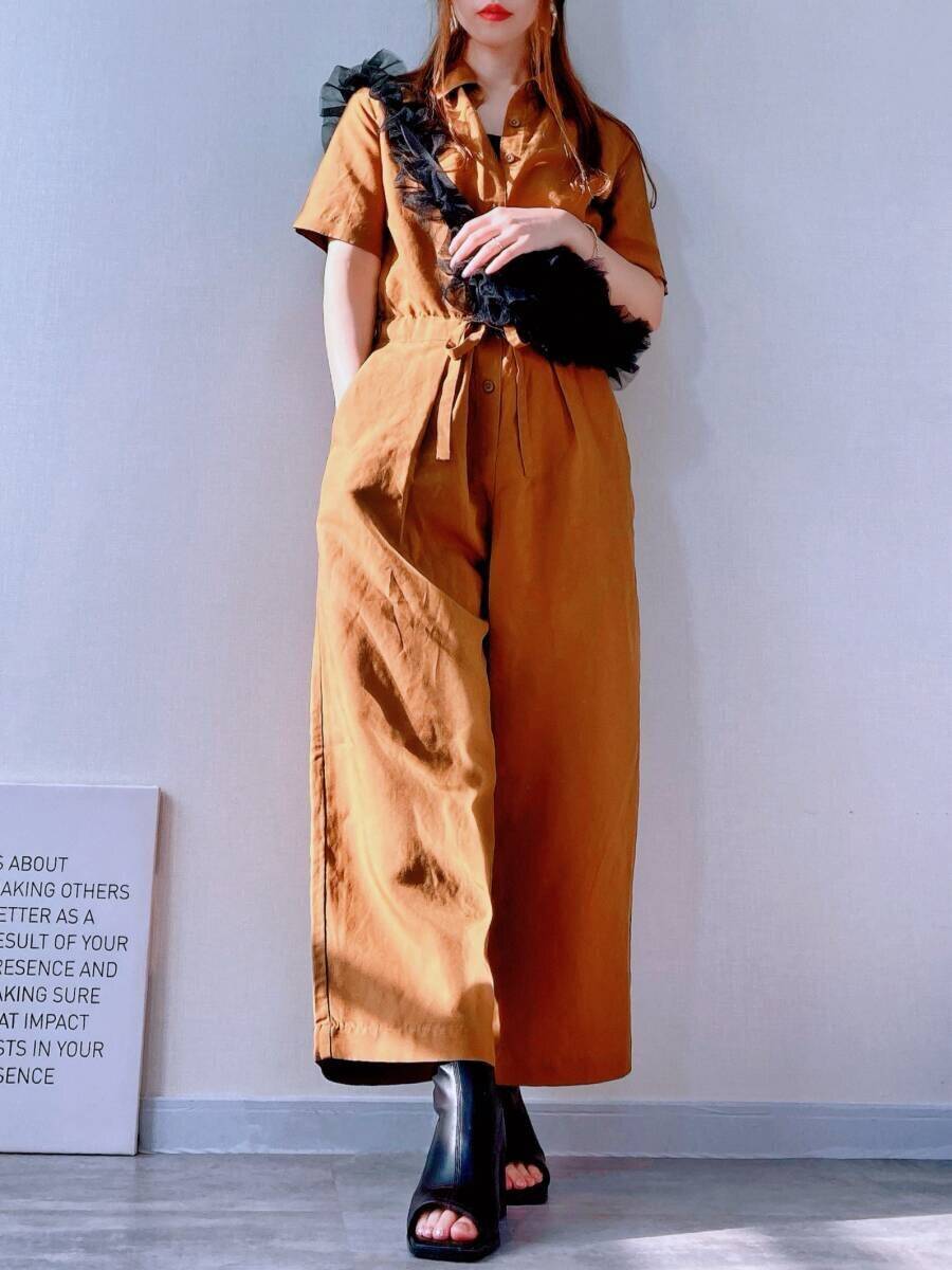 ユニクロのジャンプスーツが優秀すぎ♡作業着に見せない154cmさんの高見え着こなし術