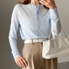 アラフォー158cmが着たら沼った♡ユニクロシアーカーデが夏のチート服すぎる！